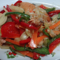 ペルクマ's cooksnap of when they made 野菜たっぷり鮭の南蛮漬け.