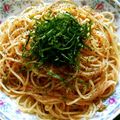 ちばみえ's cooksnap of when they made 話題入り♡簡単！明太子とネギの冷製パスタ.