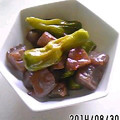 NOWbay's cooksnap of when they made コンニャクとししとうの豆板醤炒め.