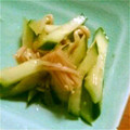 hana＊kana's cooksnap of when they made きゅうりの手作りなめ茸和え.