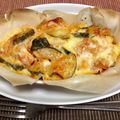 Leoぴー's cooksnap of when they made 簡単✨キムチーズ焼き✨とろけるズッキーニ.