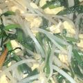 tomato74's cooksnap of when they made ニラ玉もやし炒め.