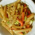にゃんちうさん's cooksnap of when they made 大根と人参の甘辛炒め.