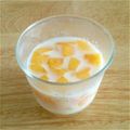 クックZDE8Q2☆'s cooksnap of when they made 離乳食後期☆桃ミルクゼリー.