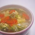 doiko's cooksnap of when they made ✿白菜のかきたまスープ✿.
