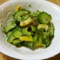 しのばぁたん's cooksnap of when they made ゴーヤと塩レモンの胡麻油合え.