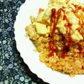 キョク's cooksnap of when they made チキンライスをお手軽に☆ツナライス.