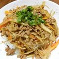 メグース's cooksnap of when they made 簡単♪ゴボウの甘辛丼ぶり♥.