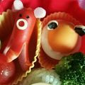 クックぐでぐでママ☆'s cooksnap of when they made ミッキーウインナー☆お弁当に！.