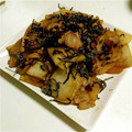 ﾁｬﾝはち☆'s cooksnap of when they made 冬瓜と豚ばら肉の塩昆布炒め.