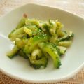 まゆみ母ちゃん's cooksnap of when they made 夏の定番*ゴーヤのナムル.