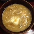こたつねこくん's cooksnap of when they made もやしの味噌汁（赤味噌）卵おとしても可！.