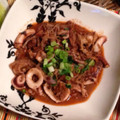 Nozzzzzy's cooksnap of when they made イカときのこの生姜バター炒め.