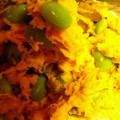 やぶsan's cooksnap of when they made かぼちゃと枝豆のサラダ.