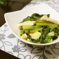 くまた305号's cooksnap of when they made (妊婦レシピ) ささっと、小松菜の煮浸し.