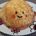 みまりん's cooksnap of when they made 失敗無し♪小さな玉子焼きオムライス♪.
