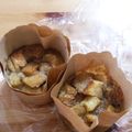 巨体犬's cooksnap of when they made しっとり！パン耳バナナカスタードケーキ.