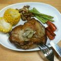 ひろりん。's cooksnap of when they made カリカリ、ジューシーチキンソテー.
