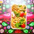 komutatata's cooksnap of when they made お弁当niほうれん草胡麻和えde卵焼き.