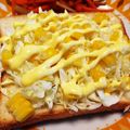 リラシャン's cooksnap of when they made 簡単☆マヨコーンキャベツトースト♪.