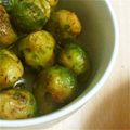 あさここなっつ's cooksnap of when they made 芽キャベツの焦がし醤油炒め.