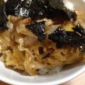 shinotann's cooksnap of when they made 焼き肉のたれで♡ツナトマキャベ丼.
