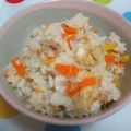 にわぁーん's cooksnap of when they made 簡単にんじん炊き込みご飯.