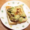 ゆうかりん♡'s cooksnap of when they made アボカドとわさび海苔のチーズトースト.