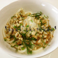 papikun's cooksnap of when they made 大葉　と　桜えび　の　おろし　うどん.