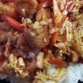 cao3mei2's cooksnap of when they made 安い！早い！鶏皮で旨丼.