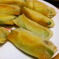 JunpJump's cooksnap of when they made アボカドバナナ春巻き.