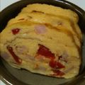 0saku0saki's cooksnap of when they made ✿トマトベーコンの卵焼き✿.