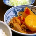 kikikko's cooksnap of when they made 鶏⼿⽻とじゃがいものトマト煮.