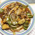 みいみいまる's cooksnap of when they made 簡単ナスとピーマンの甘酢あんかけ.
