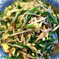 マハロ・レア・エコル's cooksnap of when they made ニラ玉もやし炒め.