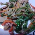 happyuriko's cooksnap of when they made 豚肉・玉ねぎ・ピーマンの甘酢ソース.