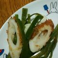 蜜柑の花's cooksnap of when they made レンジで♪ピーマンちくわおかか和え.