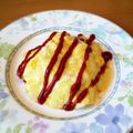 ぱふぃん．'s cooksnap of when they made シンプルで簡単なオムライス✿.