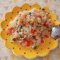nako15's cooksnap of when they made 冷食風海老ピラフ♪.