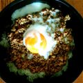 ダークホース's cooksnap of when they made 豚ひき肉のあんかけ丼.