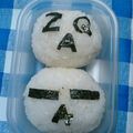 ａｋ．ｋ's cooksnap of when they made 簡単キャラ弁☆ざっくぅ（ＺＡＱ）のり弁.