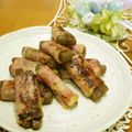 るるおか's cooksnap of when they made こんにゃくのベーコン巻き.