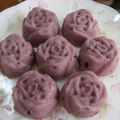 オズのオズマ姫's cooksnap of when they made 紫いもと南瓜のフィナンシェ♪.