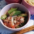干物美味しい's cooksnap of when they made オクラと竹輪のバター炒め.