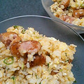 ☆めぇ☆ﾐ's cooksnap of when they made 簡単☆鮭とウィンナーの炒飯♪.