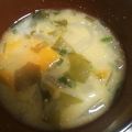 えだまーま's cooksnap of when they made 南瓜の簡単お味噌汁♥︎.