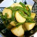 yukko218's cooksnap of when they made ジャガイモとインゲンのにんにく味噌炒め.