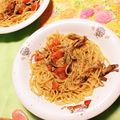 ⑤児の母's cooksnap of when they made トマトと舞茸のパスタ.