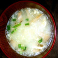 ゆづ0701's cooksnap of when they made 椎茸だしのふわふわ卵のかきたま汁.