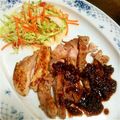 チビ太のおでん's cooksnap of when they made 鶏もも肉のソテー✽ワインいちじくソースで.